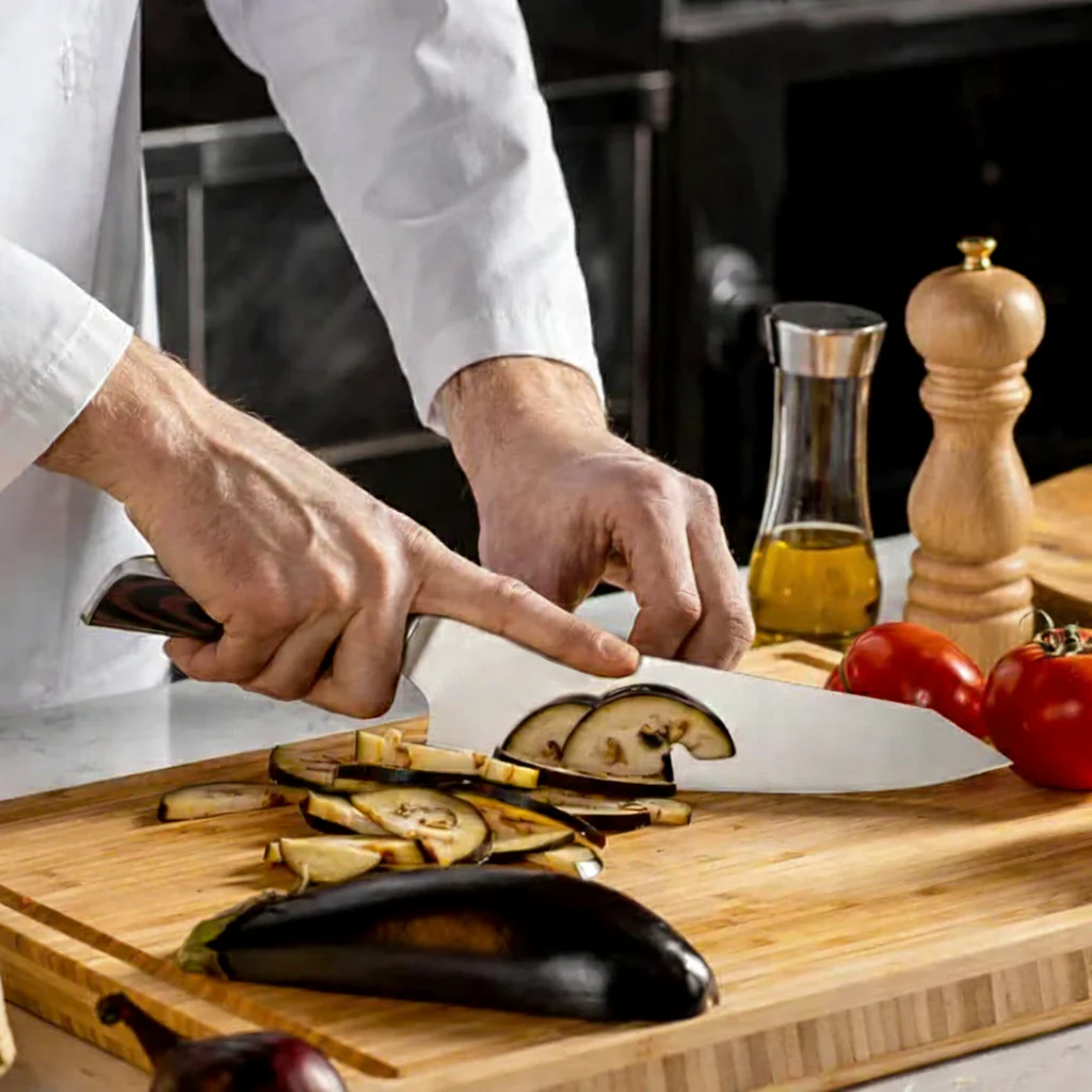 Professional Japanese Damascus Chef Knife 8'' Forged Super Sharp Knife